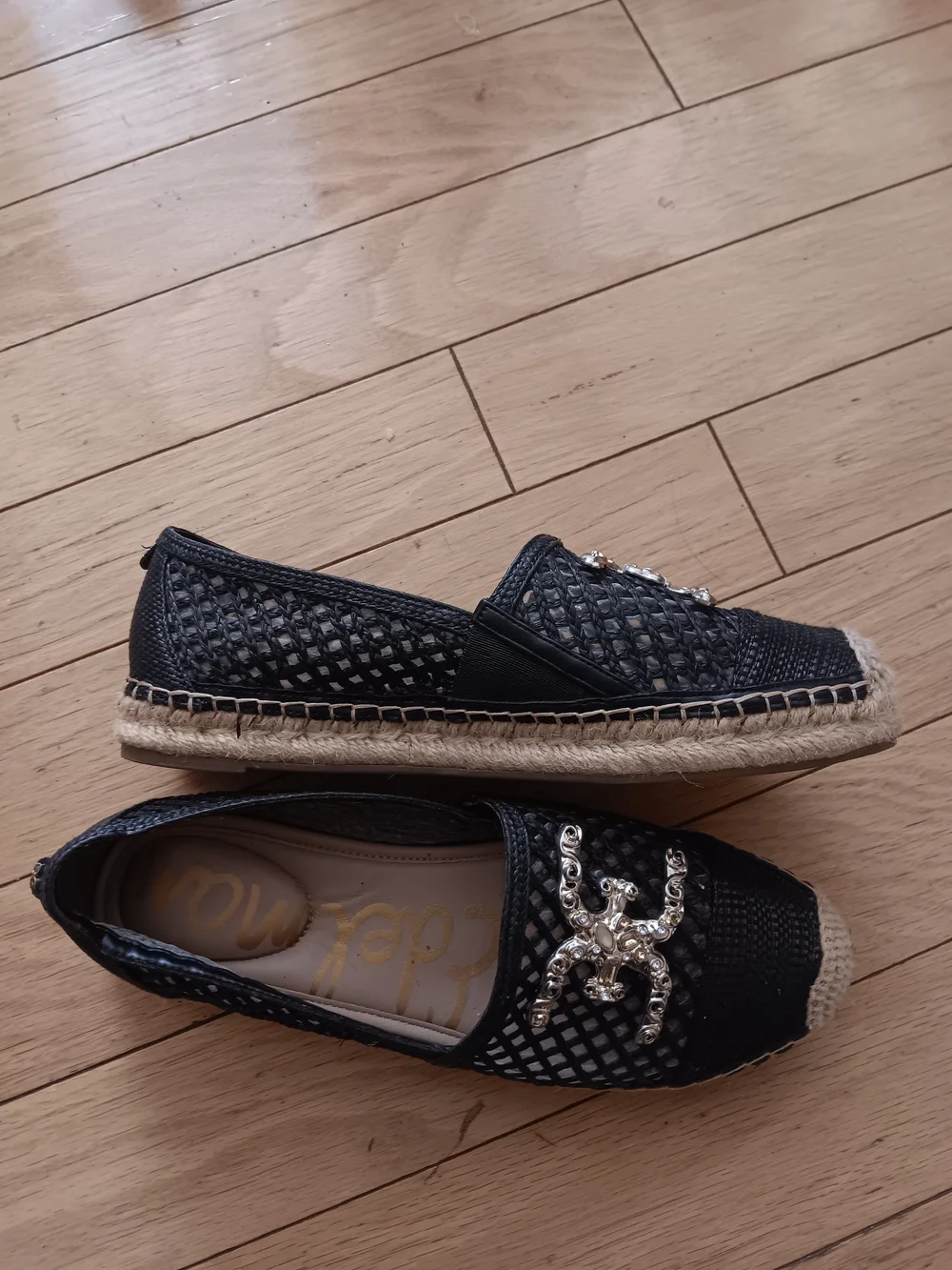 Sam Edelman black mesh